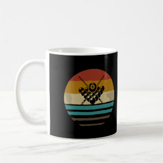 Caneca De Café Piscina Billiard Retro Vintage Sunset Old School