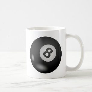 Caneca De Café Piscina - bola oito