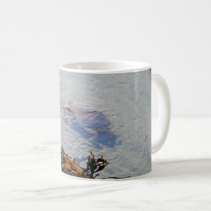 Caneca De Café Piscina de maré na Praia de Areia
