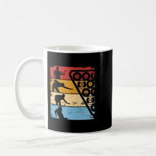 Caneca De Café Piscina Gráfica Retroativa Billiard Snooker Billar