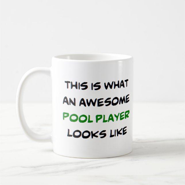 Caneca De Café piscina player, incrível (Esquerda)