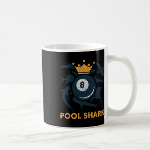 Caneca De Café Piscina Tubarões Bilhetes Piscina Billiards Hall P