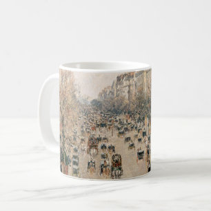 Caneca De Café Pissarro - Boulevard Montmartre, Sol da Tarde