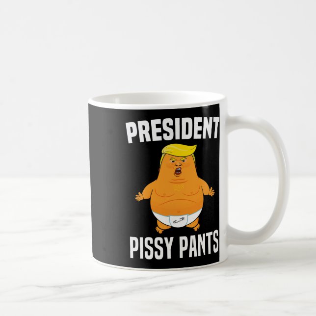 Caneca De Café Pissy Calça Bebê Engraçado (Direita)