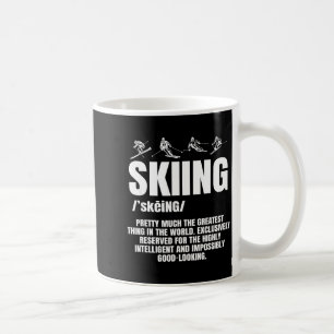 Caneca De Café pista de esqui alpino esqui downhill esquiador esp