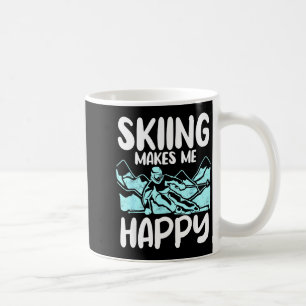 Caneca De Café pista de esqui alpino esqui esquiador esportes faz
