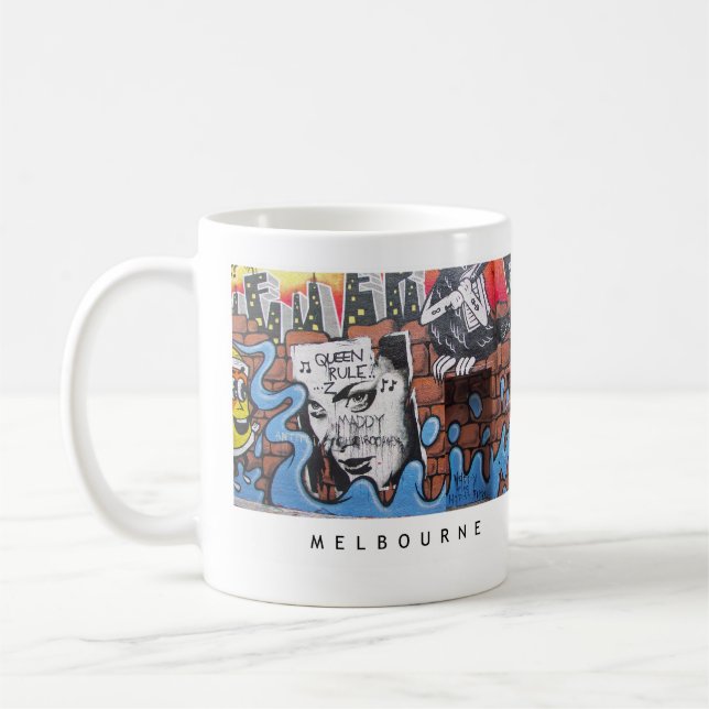 Caneca De Café Pistas de Melbourne [MUP001] (Esquerda)