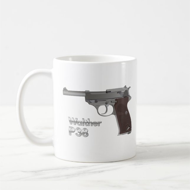 Caneca De Café Pistola WW2 Alemã (Esquerda)