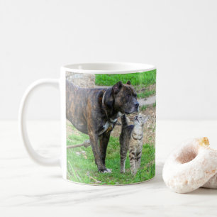 Caneca De Café Pit Bull e Cat