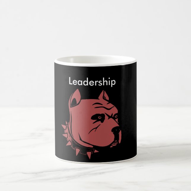Caneca De Café Pitbull Design 11 oz Classic Mug (Centro)