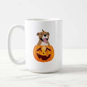 Caneca De Café Pitbull Halloween Coffee Mug