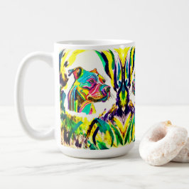 Caneca De Café Pitbull Love Mug