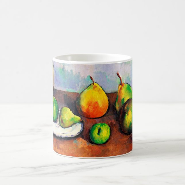 Caneca De Café Pitcher e Fruta, Paul Cezanne (Centro)