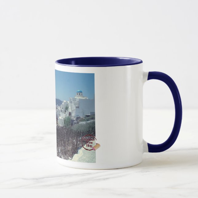 Caneca de café pitoresca de Santorini (Direita)