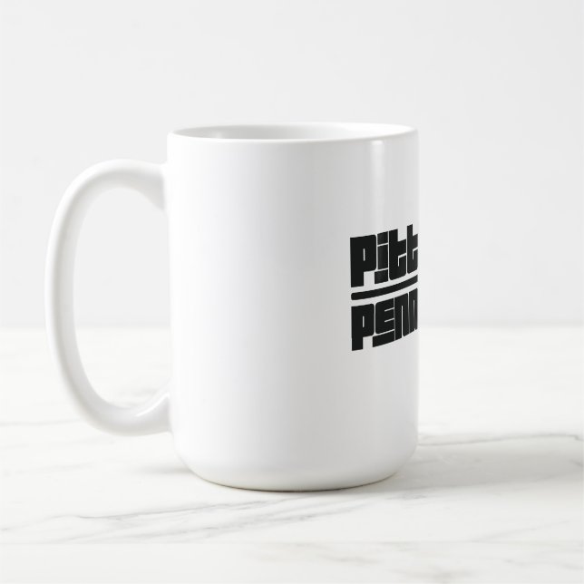 Caneca De Café Pittsburgh - Pensilvânia (Esquerda)