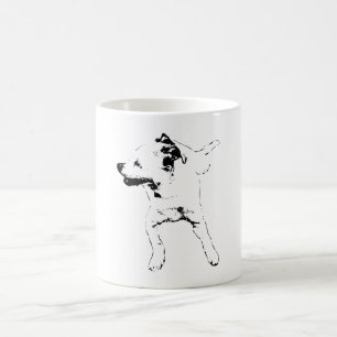 Caneca De Café Pivô De Leaf-Chase, Pup De Grinning