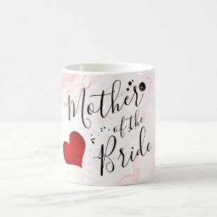 Caneca De Café PixDezines Mãe do Script Bride/Marble/DIY