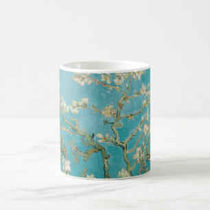 Caneca De Café PixDezines Van Gogh Flores de Amendoeira em Saint-
