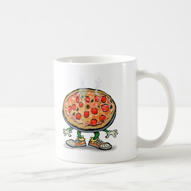 Caneca De Café Pizza (Direita)