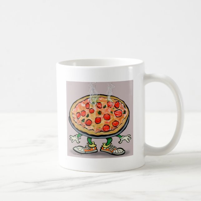 Caneca De Café Pizza (Direita)