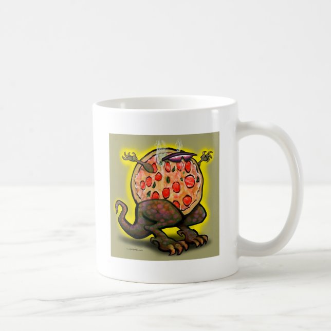 Caneca De Café Pizza Beast (Direita)