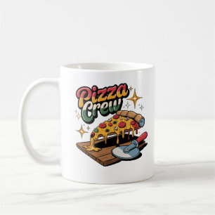 Caneca De Café Pizza Crew