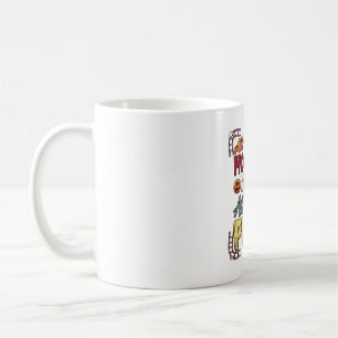 Caneca De Café Pizza de Filme de Terror Halloween Abóbora Crânio