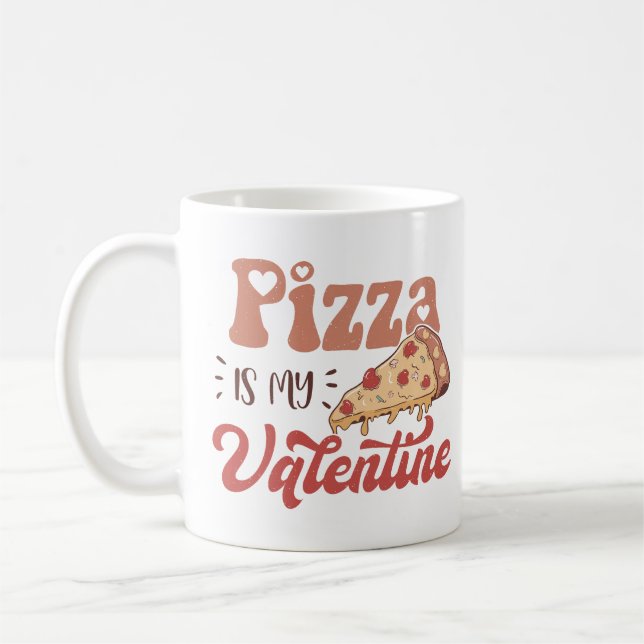 Caneca De Café Pizza É Meu Namorados (Esquerda)