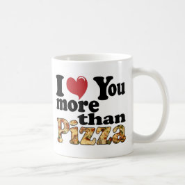 Caneca De Café Pizza Love