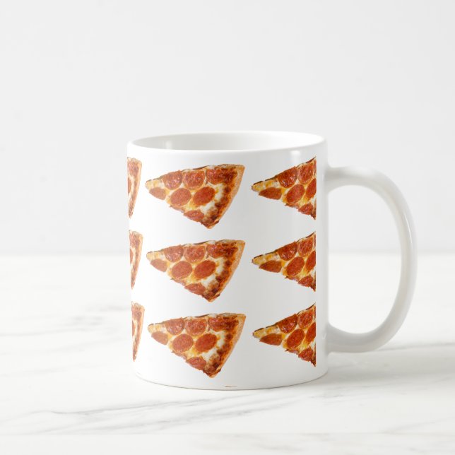 Caneca De Café Pizza para o pequeno almoço (Direita)