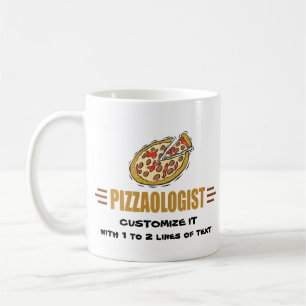 Caneca De Café Pizza Personalizada