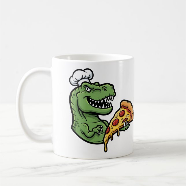 Caneca De Café Pizza-Rex (Esquerda)
