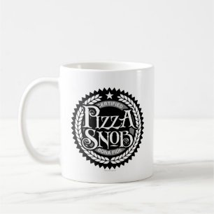 Caneca De Café Pizza Snob - amante de pizza engraçado