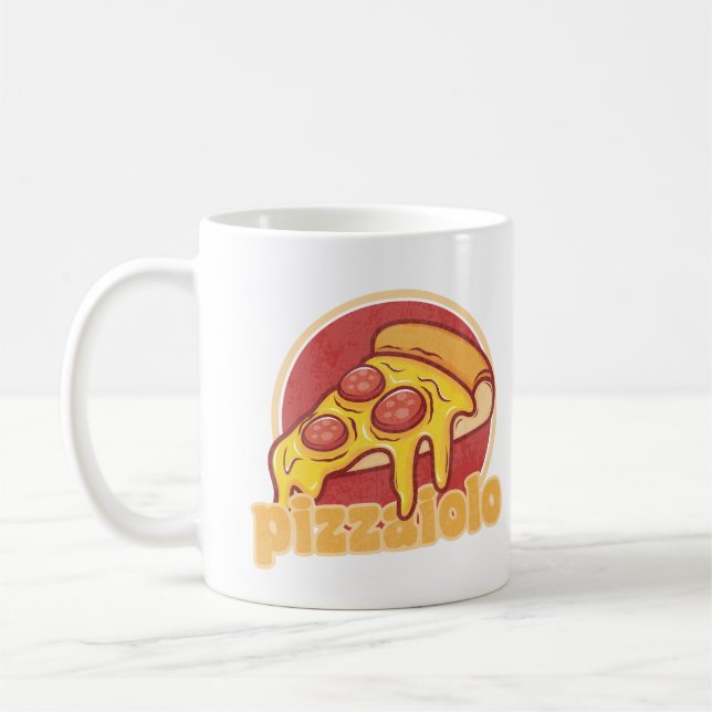 Caneca De Café pizzaiolo presente engraçado para fazedores de piz (Esquerda)
