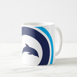 Caneca De Café PJK Mug 11oz / dolphin logo cropped