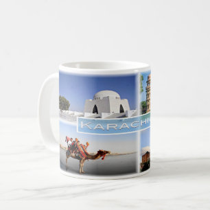 Caneca De Café PK Karachi - Mazar e Quaid - Palácio de Mohatta -
