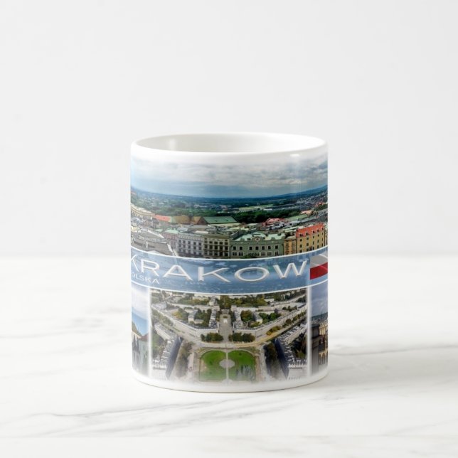 Caneca De Café PL Polônia Polska - Cracóvia - (Centro)