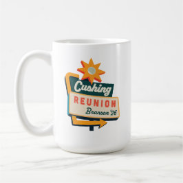 Caneca De Café Placa à Beira da Estrada de Cushing