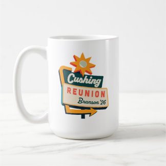 Caneca De Café Placa à Beira da Estrada de Cushing
