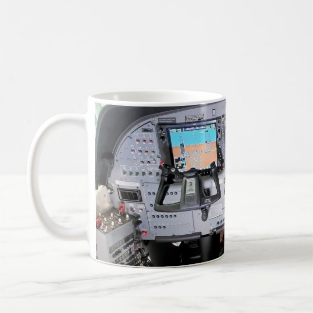 Caneca De Café Placa de avião Cessna Caravan (Esquerda)