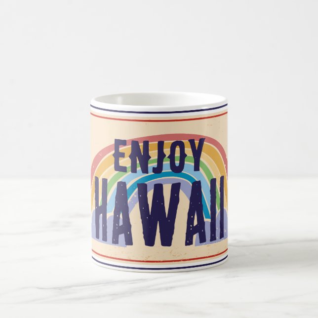 CANECA DE CAFÉ PLACA DE CARRO HAWAII GOSTA DE HAWAII (Centro)