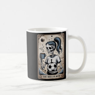 Caneca De Café Placa de futebol Mãe Tarot, Mães de futebol Vintag
