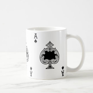 Caneca De Café Placa de Reprodução Ace of Spades