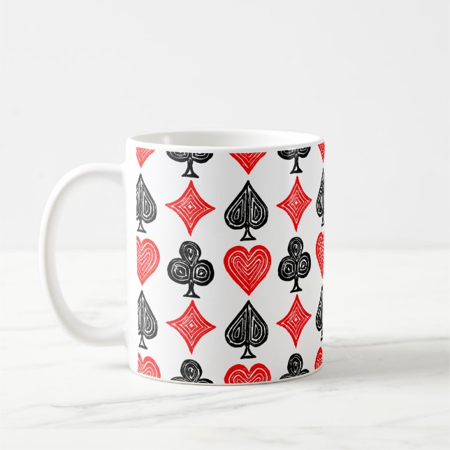 Caneca De Café Placa de Reprodução Preta/Branca/Vermelha Todos os (Esquerda)