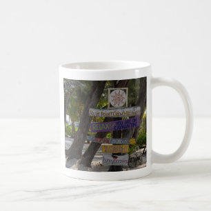 Caneca De Café Placa de sinalização Rum Point Grand Cayman