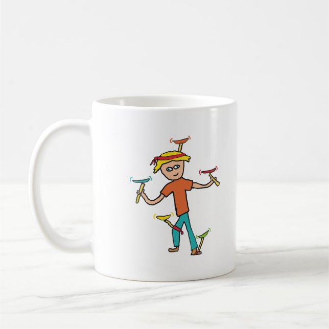 Caneca De Café Placa girando (Esquerda)