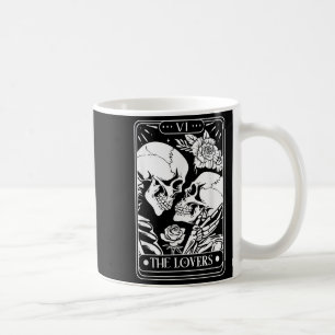 Caneca De Café Placa Tarot O Hallow Do Gótico De Esqueleto De Vin