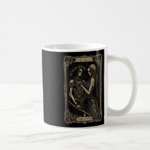 Caneca De Café Placa Tarot O Halloween Do Skeleton Do Gótico