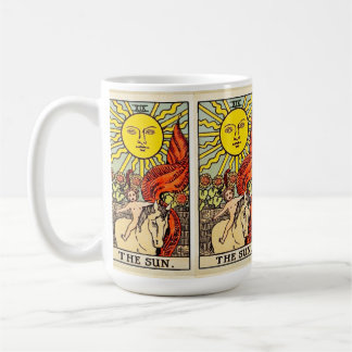 Caneca De Café Placa Tarot Sun