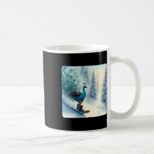 Caneca De Café Placas De Neve Em Placas De Neve. Snowboard Fro